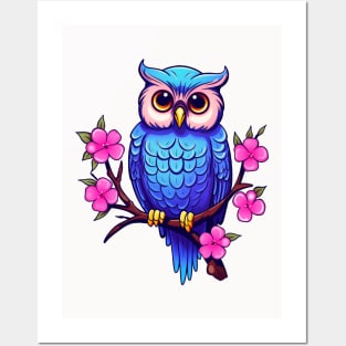 Beautiful Mystic Cute Owl Posters and Art
